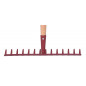TERRACOTTA Rastrillo soldado 14 dientes curvos EM150
