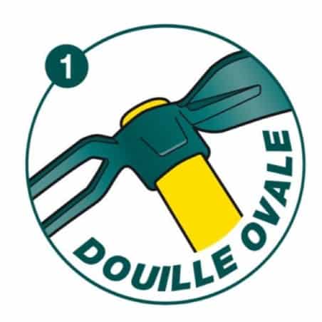 LEBORGNE Serfouette panne et fourche forgée douille ovale EM130