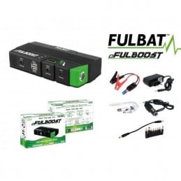 Booster multifuncional, bateria de emergência, lanterna Fulbat 15.000 mAh - FULBAT - Carregador de bateria - Garden Business 