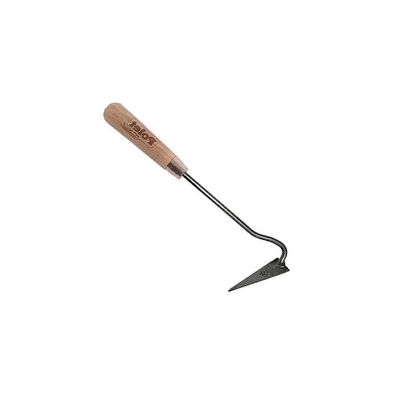 Puntige handschoffel 5x10 Houten steel POLET