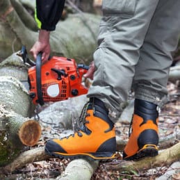 Chaussure Protector FOREST Orange HAIX - HAIX - Chaussure de sécurité - Jardin Affaires 