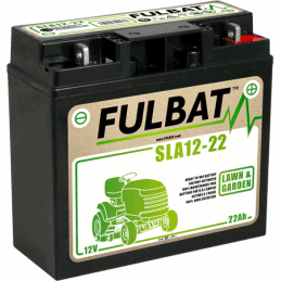 SLA 12-22 BATERIA IMPERMEÁVEL 12V 23,1 Ah 182-77-168 - / + - FULBAT - Bateria e célula - Jardinaffaires 