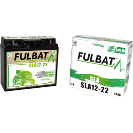 BATERÍA IMPERMEABLE SLA 12-22 12V 23,1 Ah 182-77-168 - / + - FULBAT - Baterías y celdas - Jardinaffaires 