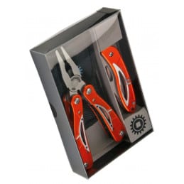 Pince multifonction et son couteau, en acier inoxydable (en coffret) MOB Outillage 6202000000 - MOB MONDELIN - Outillage atelier