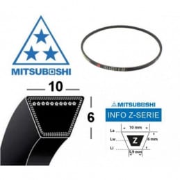 Courroie Z25 MITSUBOSHI - MITSUBOSHI - Courroie tondeuse - Jardin Affaires