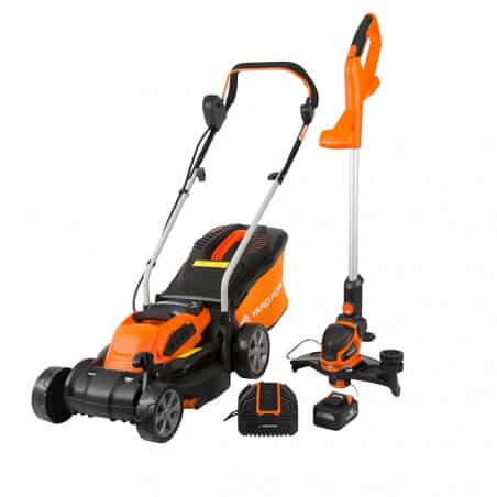 Twin Pack Tondeuse + Coupe Bordure à batterie 40V. Yard Force LMG32 - LTG30 300m² - YARD FORCE - Tondeuse à gazon - Jardin Affai