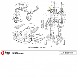 Zahnriemen Pirelli, Bieffebi / Gianni Ferrari - 00111980003 - BIEFFEBI - Originalriemen - Jardinaffaires 