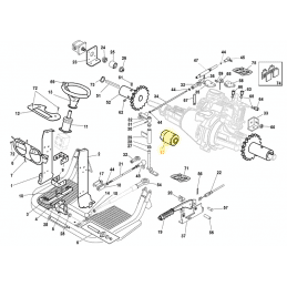 Filtre à huile pour transmission hydrostatique, Gianni Ferrari / Bieffebi  00777650055