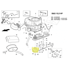 Electromagnetic blade clutch Gianni Ferrari / Bieffebi 00777803300 - BIEFFEBI - Blade bearing and accessory - Garden Aff