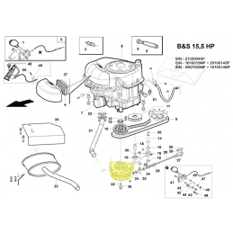 Elektromagnetische Messerkupplung Gianni Ferrari / Bieffebi 00777803300 - BIEFFEBI - Messerlager und Zubehör - Garden Aff