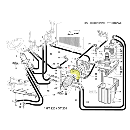 Hydraulikpumpe Gianni Ferrari / Bieffebi 91001000006