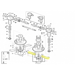 Ensemble de 2 lames gauches Gianni Ferrari / Bieffebi 92101160000