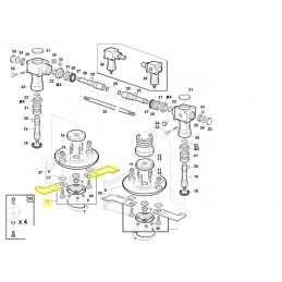 Kit 2 lames droites Gianni Ferrari / Bieffebi 92101170000 - BIEFFEBI - Lame de tondeuse - Jardin Affaires 