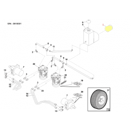 Filtre à huile pour transmission hydrostatique, Gianni Ferrari / Bieffebi 93400423361 - BIEFFEBI - Filtre à huile - Jardin Affai