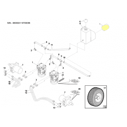 Filtre à huile pour transmission hydrostatique, Gianni Ferrari / Bieffebi 93400423361 - BIEFFEBI - Filtre à huile - Jardin Affai