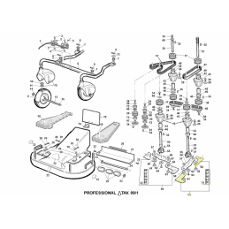 Kit de 2 lames gauches, Gianni Ferrari / Bieffebi 95532250000 - BIEFFEBI - Lame de tondeuse - Jardin Affaires