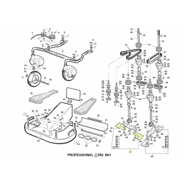 Kit de 2 lames droites, Gianni Ferrari / Bieffebi 95532260000