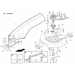 Kit vis de lame, Gianni Ferrari Bieffebi 95598440000 - BIEFFEBI - Lame de tondeuse - Jardin Affaires
