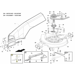 Kit vis de lame, Gianni Ferrari Bieffebi 95598440000 - BIEFFEBI - Lame de tondeuse - Jardin Affaires