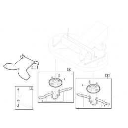 Kit 4 boulons pour porte-couteau, Gianni Ferrari / Bieffebi - BIEFFEBI - Couteau - Jardin Affaires