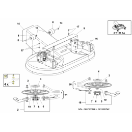 Kit boulon pour porte-couteau, Gianni Ferrari / Bieffebi 95599320000 - BIEFFEBI - Couteau - Jardin Affaires 