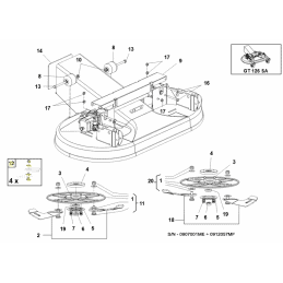 Kit 4 boulons pour porte-couteau, Gianni Ferrari / Bieffebi - BIEFFEBI - Couteau - Jardin Affaires