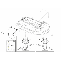 Kit boulon pour porte-couteau, Gianni Ferrari / Bieffebi 95599320000 - BIEFFEBI - Couteau - Jardin Affaires 