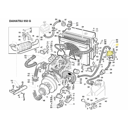 Bomba de combustível Daihatsu 950 G, Bieffebi 95599960000 - BIEFFEBI - Bomba - Garden Business 