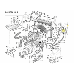 Kraftstoffpumpe Daihatsu 950 G, Bieffebi 95599960000 - BIEFFEBI - Pumpe - Gartengeschäft 