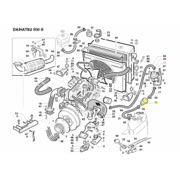 Filtro de combustible Daihatsu 950 G, Bieffebi 95599970000 - BIEFFEBI - Filtro de combustible - Garden Affairs 