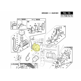 Alternateur Denso 100211-1670 pour moteur Kubota, réf. Gianni Ferrari 00.55.01.0550 - GIANNI FERRARI - Alternateur - Jardin Affa