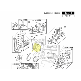 Alternateur Denso 100211-1670 pour moteur Kubota, réf. Gianni Ferrari 00.55.01.0550 - GIANNI FERRARI - Pièces détachées & conso 