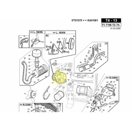 Alternateur Denso 100211-1670 pour moteur Kubota, réf. Gianni Ferrari 00.55.01.0550 - GIANNI FERRARI - Alternateur - Jardin Affa