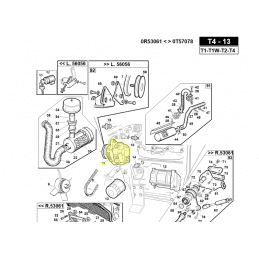 Alternador Denso 100211-1670 para motor Kubota, ref. Gianni Ferrari 00.55.01.0550 - GIANNI FERRARI - Recambios y conso 