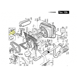 Alternateur Denso 100211-1670 pour moteur Kubota, réf. Gianni Ferrari 00.55.01.0550 - GIANNI FERRARI - Alternateur - Jardin Affa
