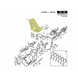 Correia de turbina, embreagem Gianni Ferrari 00.17.01.1450 - GIANNI FERRARI - Cinto original - Garden Business 