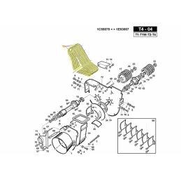 Correia de turbina, embreagem Gianni Ferrari 00.17.01.1450 - GIANNI FERRARI - Cinto original - Garden Business 