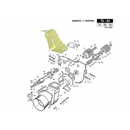 Cinghia turbina, frizione Gianni Ferrari 00.17.01.1450 - GIANNI FERRARI - Cinghia originale - Garden Business 