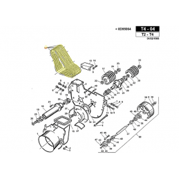 Courroie de turbine, embrayage Gianni Ferrari 00.17.01.1450 - GIANNI FERRARI - Courroie d'origine - Jardin Affaires 