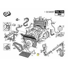 Filtre à gasoil pour moteur Lombardini LDW903-1003-1404, réf. Gianni Ferrari 00.32.02.0010 - GIANNI FERRARI - Filtre à essence -