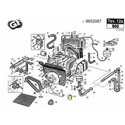 Filtre à gasoil pour moteur Lombardini LDW903-1003-1404, réf. Gianni Ferrari 00.32.02.0010 - GIANNI FERRARI - Filtre à essence -