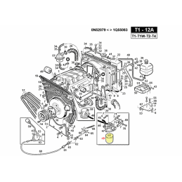 Filtro gasolio per motore Lombardini LDW903-1003-1404, rif. Gianni Ferrari 00.32.02.0010 - GIANNI FERRARI - Filtro carburante -