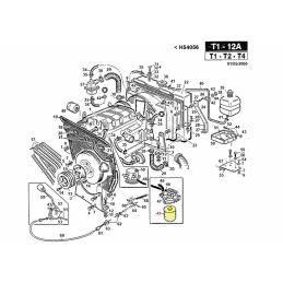 Filtre à gasoil pour moteur Lombardini LDW903-1003-1404, réf. Gianni Ferrari 00.32.02.0010 - GIANNI FERRARI - Filtre à essence -