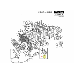 Filtre à gasoil pour moteur Lombardini LDW903-1003-1404, réf. Gianni Ferrari 00.32.02.0010 - GIANNI FERRARI - Filtre à essence -