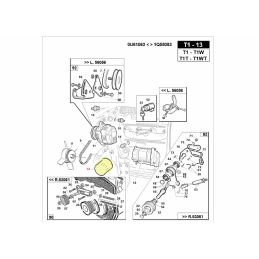 Filtre à huile moteur Kubota (OEM W21ESO1600), Gianni Ferrari 00.32.03.0050