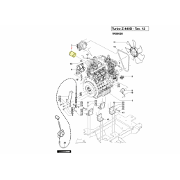 Filtre à huile moteur Kubota (OEM W21ESO1600), Gianni Ferrari 00.32.03.0050 - GIANNI FERRARI - Filtre à huile - Jardin Affaires 