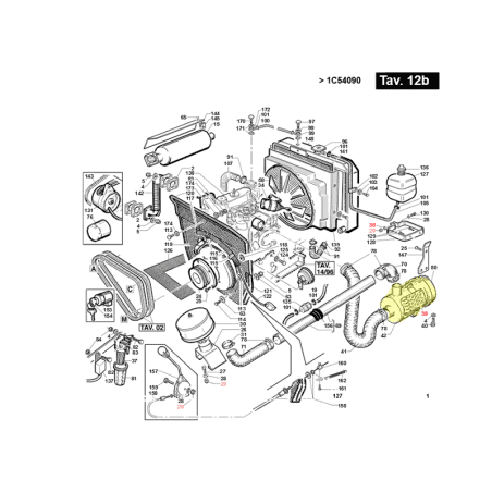 Originaler Kubota-Motorluftfilter, 15741-11083, 1560-103-2025-0 für Kubota-Motor