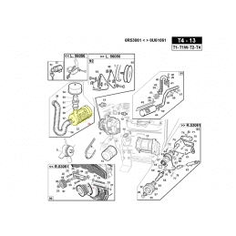 Originaler Kubota-Motorluftfilter, 15741-11083, 1560-103-2025-0 für Kubota-Motor - GIANNI FERRARI - Luftfilter - Garden A