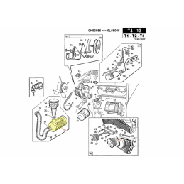 Filtre à air moteur d'origine Kubota, 15741-11083, 1560-103-2025-0 pour moteur Kubota - GIANNI FERRARI - Filtre à air - Jardin A