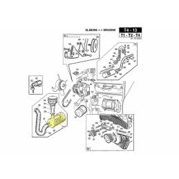 Filtre à air moteur d'origine Kubota, 15741-11083, 1560-103-2025-0 pour moteur Kubota - GIANNI FERRARI - Filtre à air - Jardin A